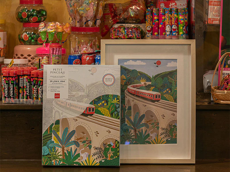 Coffret peinture au numéro - Sri Lanka