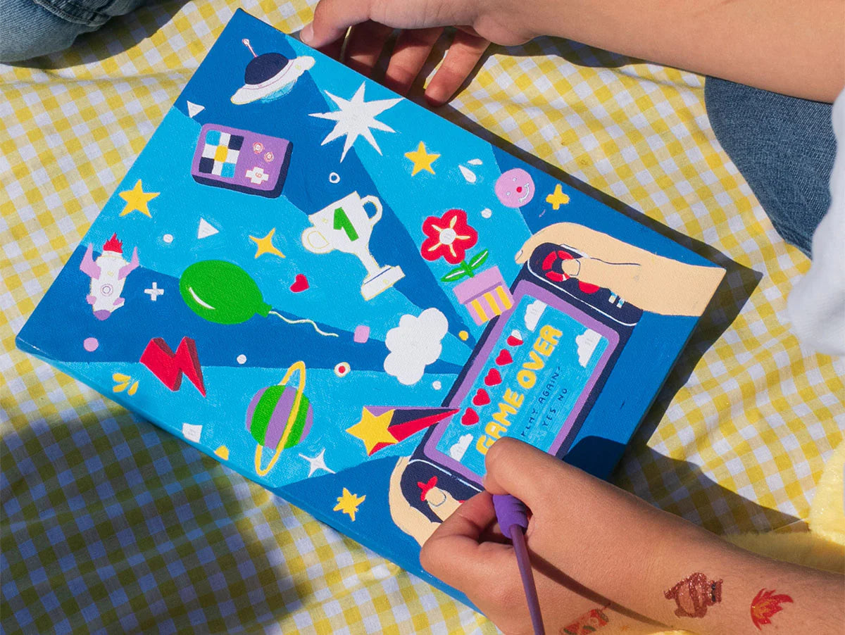 Coffret peinture au numéro KIDS - Vidéo Game