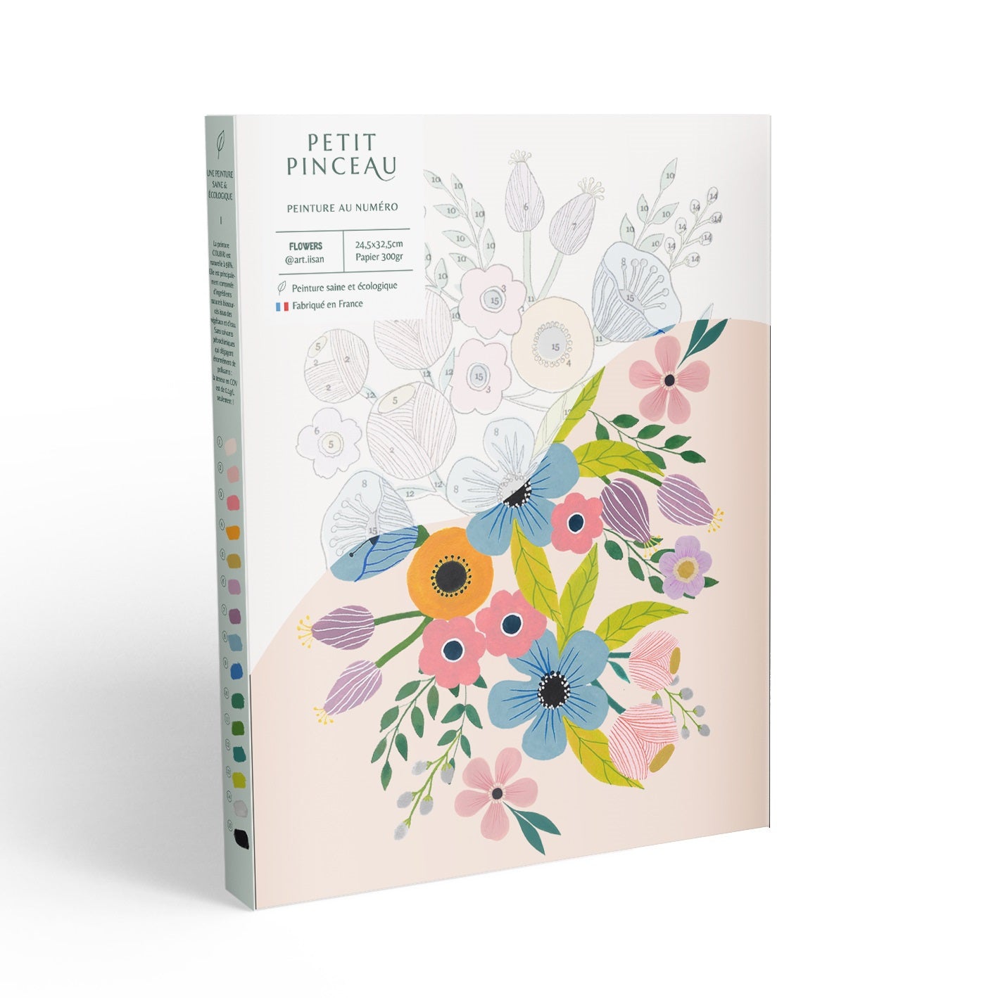 Coffret peinture au numéro - Flowers