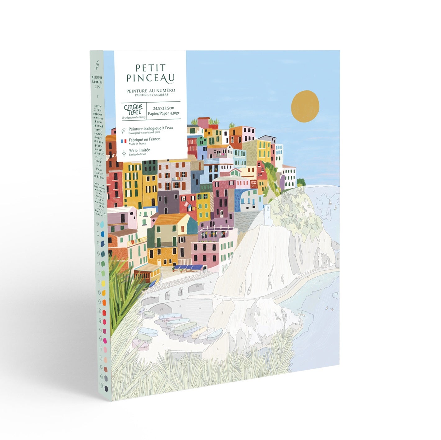 Coffret peinture au numéro - Cinque Terre