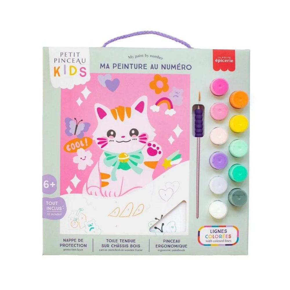 Coffret peinture au numéro KIDS - Maneki Neko