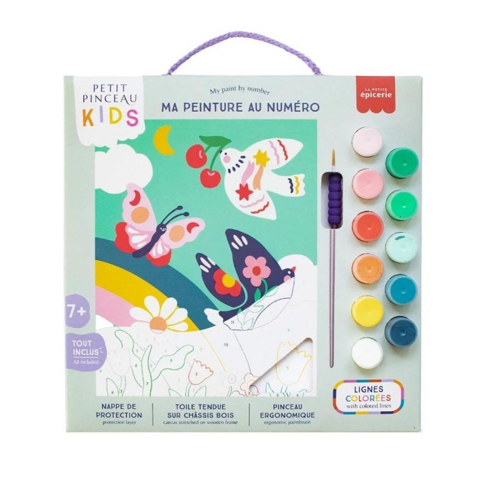 Coffret peinture au numéro KIDS - Printemps