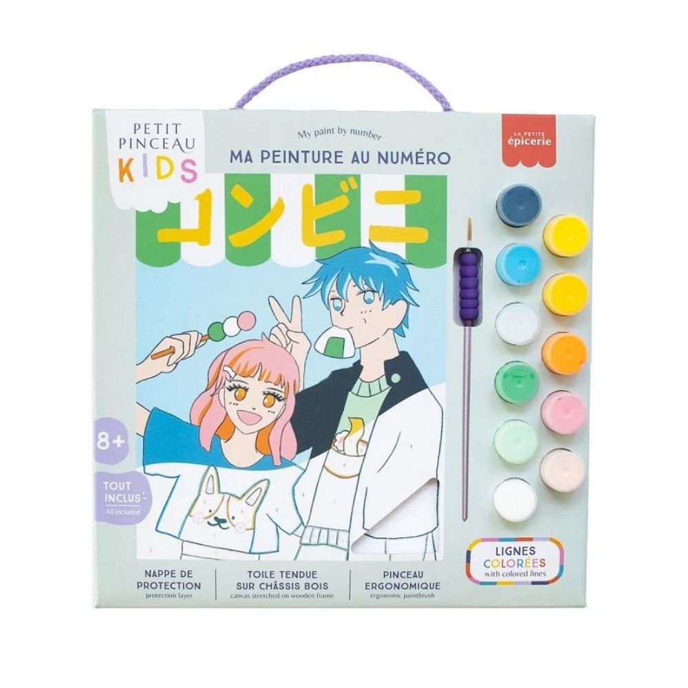 Coffret peinture au numéro KIDS - Konbini
