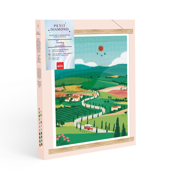 Coffret peinture à diamanter - Tuscany