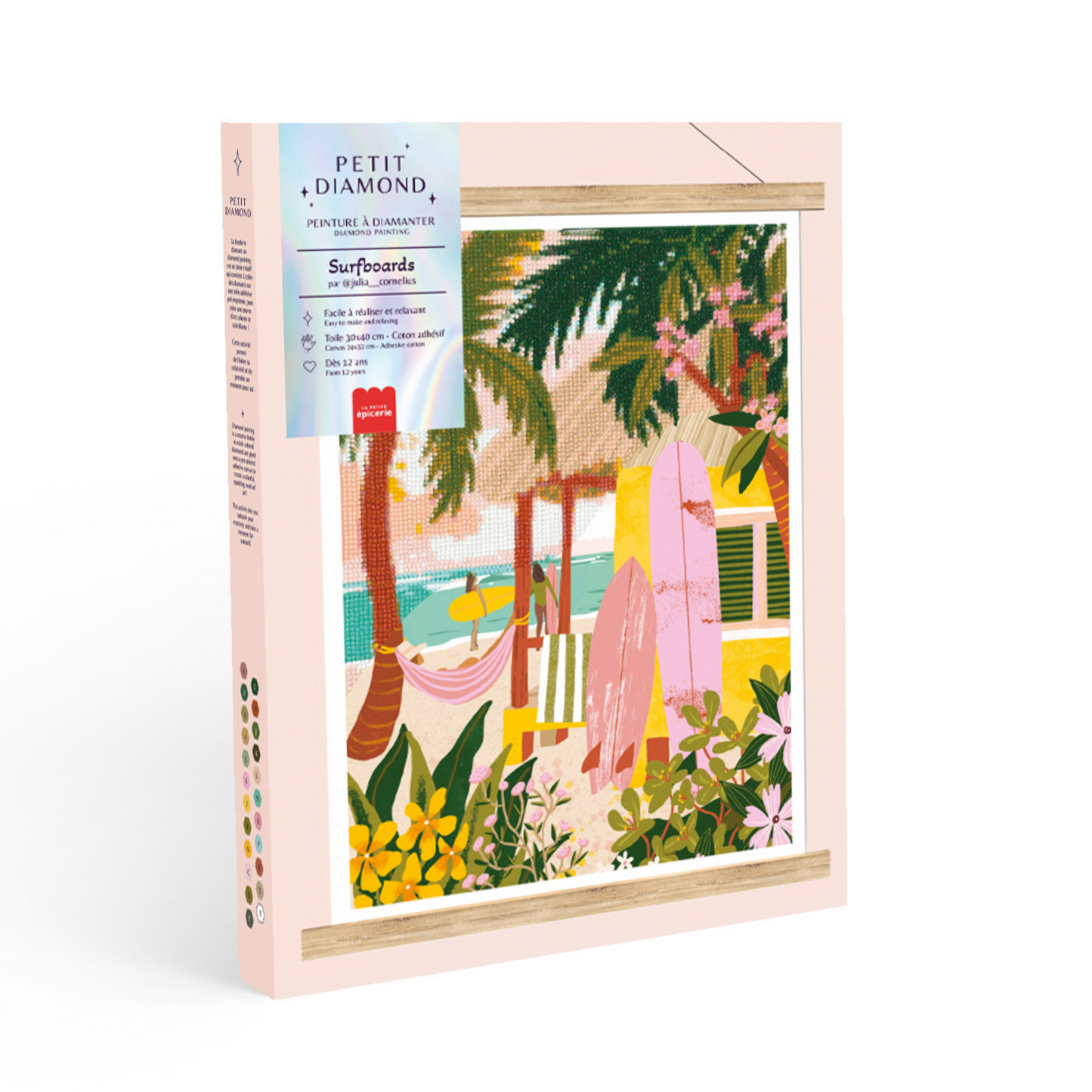 Coffret peinture à diamanter - Surfboards