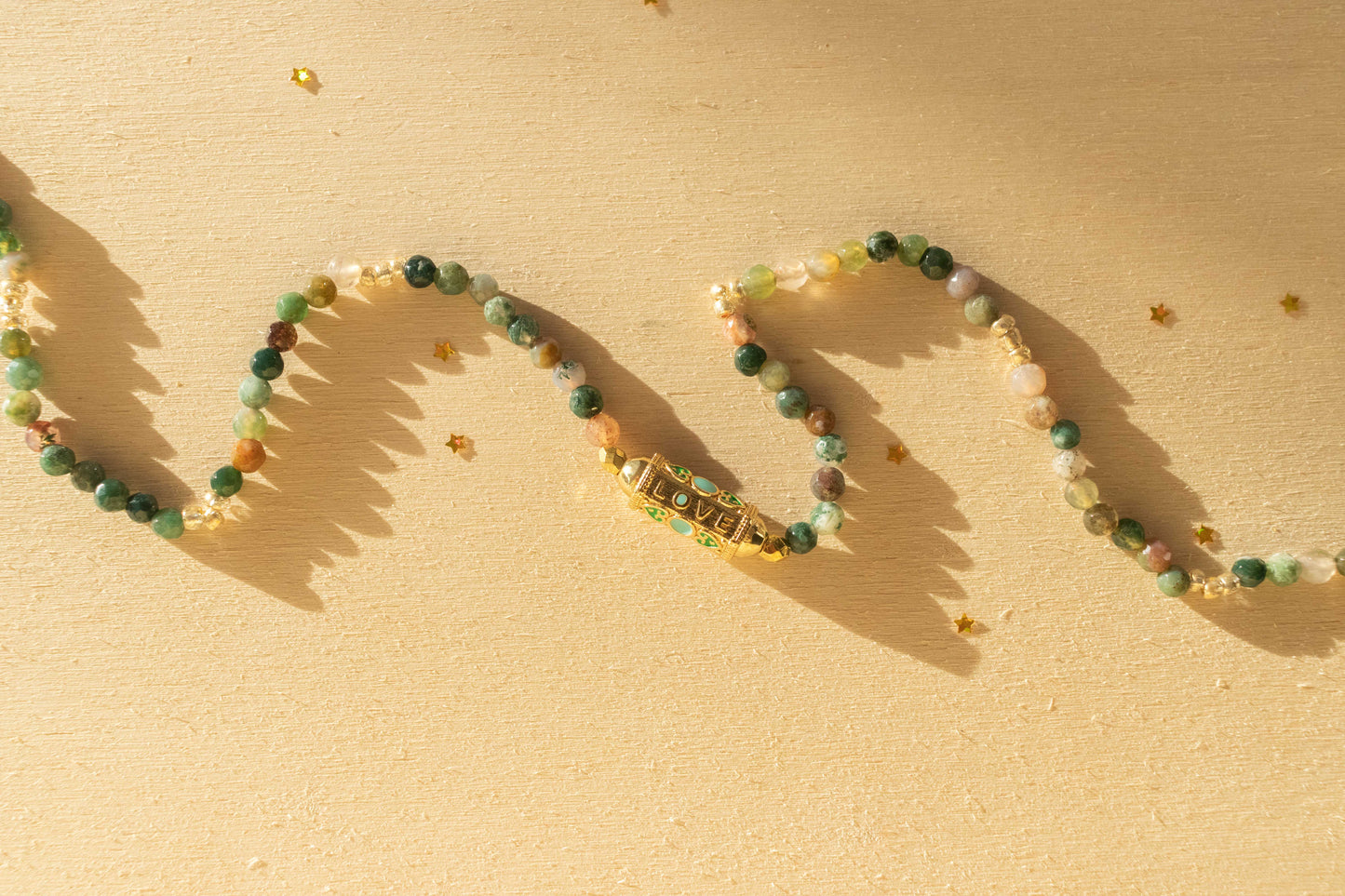 Kit Bijouterie - Mon collier en perles naturelles d'Agate Indienne