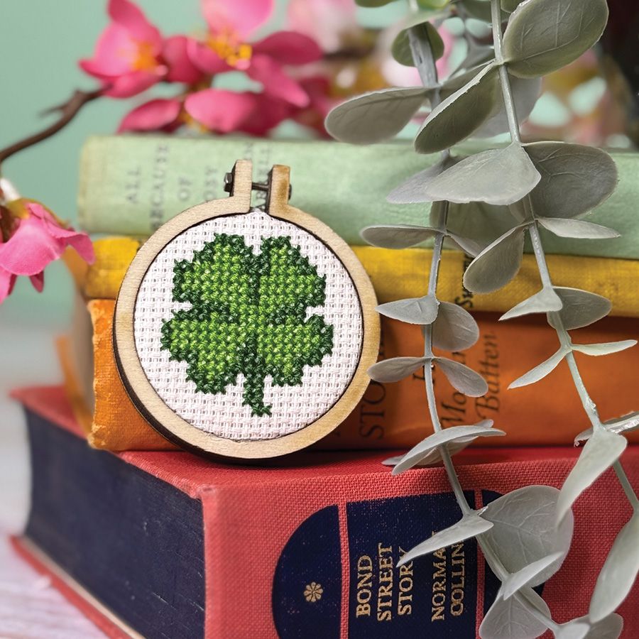 Mini kit point de croix – Bonne chance