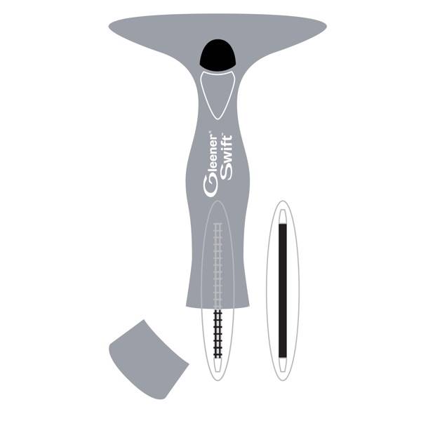 Gleener Swift - Rasoir anti-bouloches - 2 lames