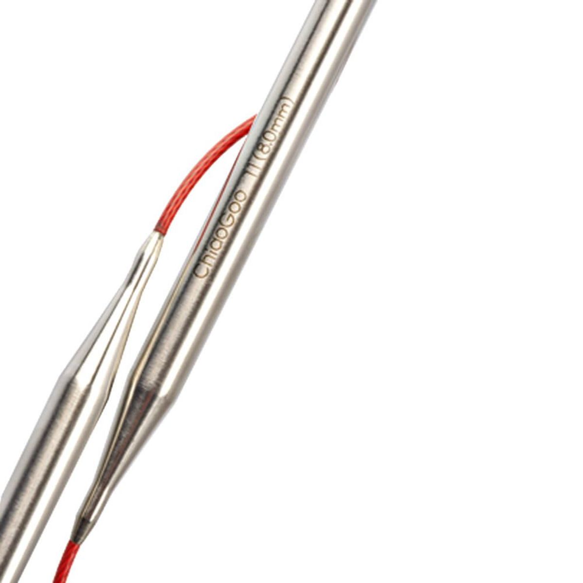 Aiguilles Circulaires Fixes Twist Red Lace 23cm – Chiaogoo