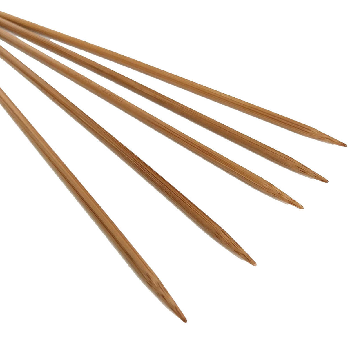 Aiguilles Double-pointes Bambou Patina 15cm - Chiaogoo