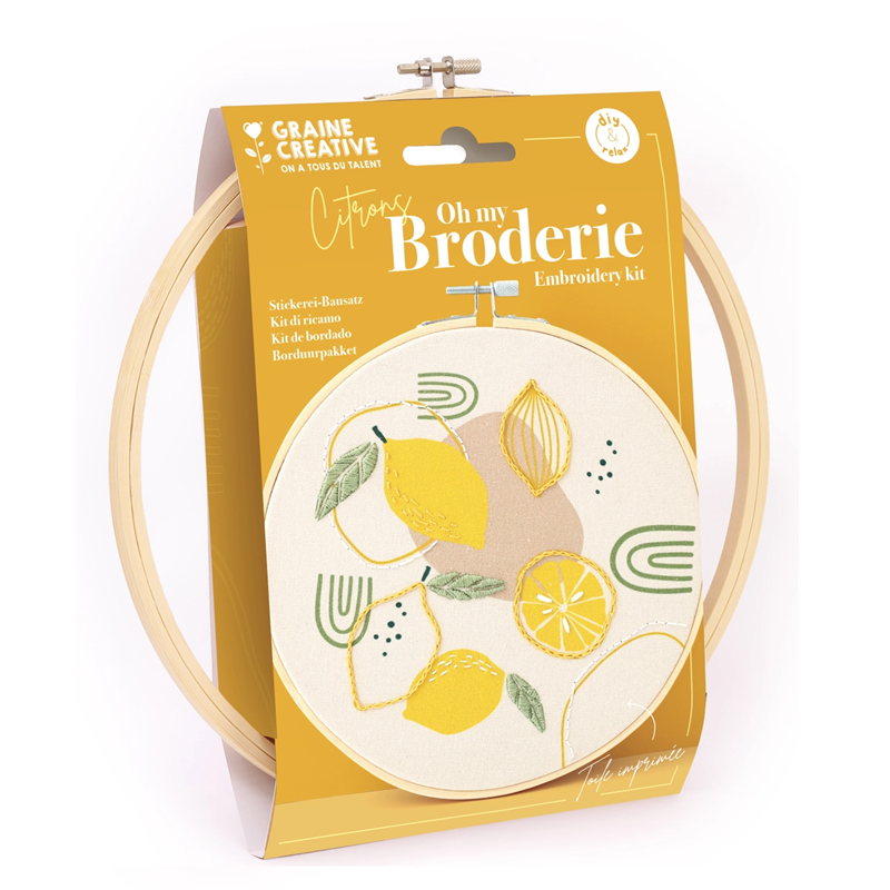 Kit Broderie - Citron