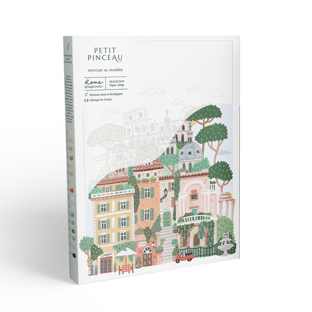 Coffret peinture au numéro - Rome