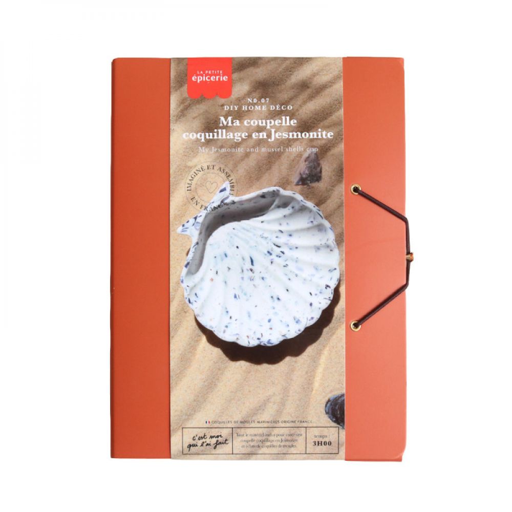 Kit Deco - Ma coupelle coquillage en Jesmonite