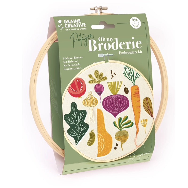 Kit Broderie - Potager