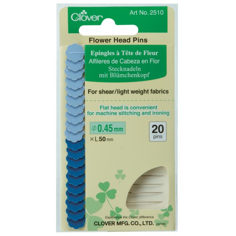 20 Épingles Tête de fleur – Clover