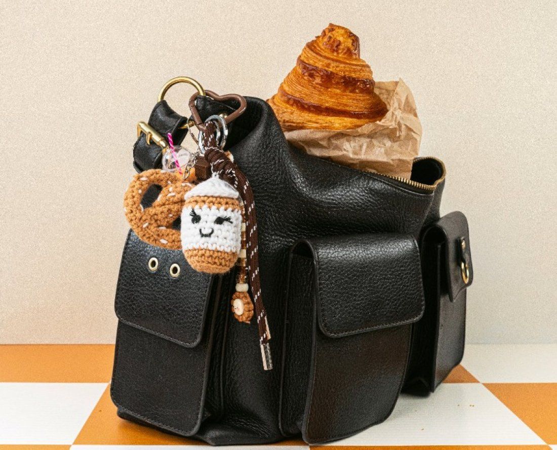 Kit Accessoires - Crochet Bag Charms - Coffee time