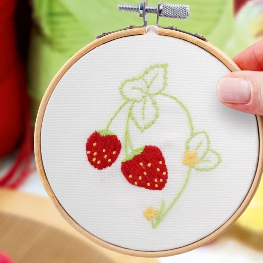 Kit Broderie - Le fraisier