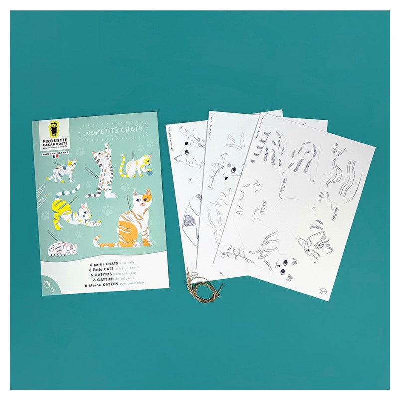 Kit créatif - Mes chats à colorier