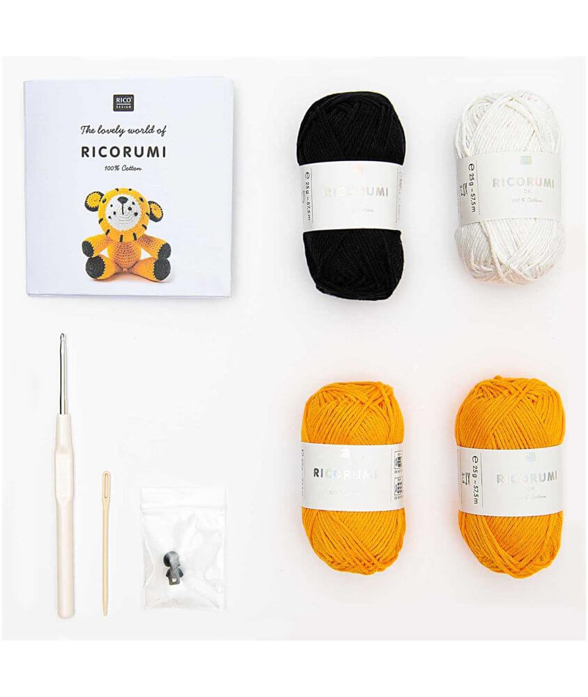 Kit crochet Ricorumi Tigre
