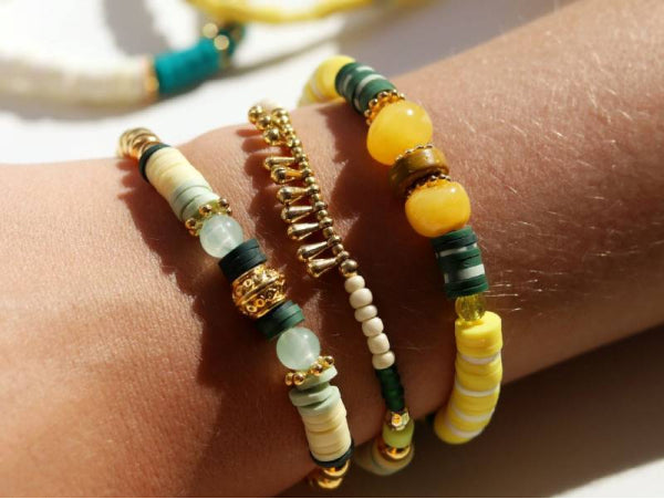 Mélange de perles Heishi