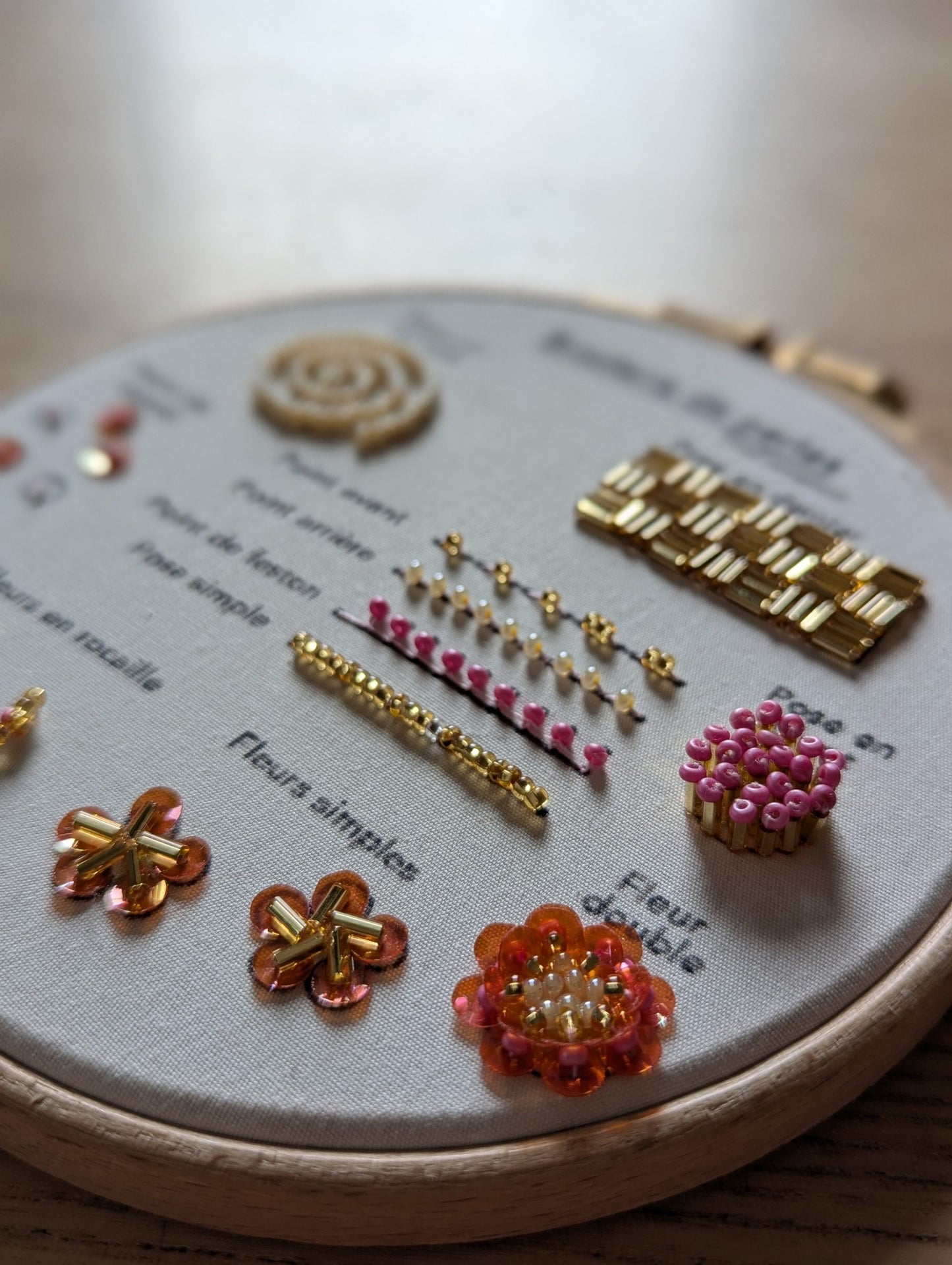 Kit Broderie - Apprentissage de broderie de perles