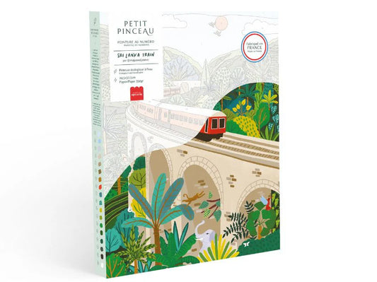 Coffret peinture au numéro - Sri Lanka
