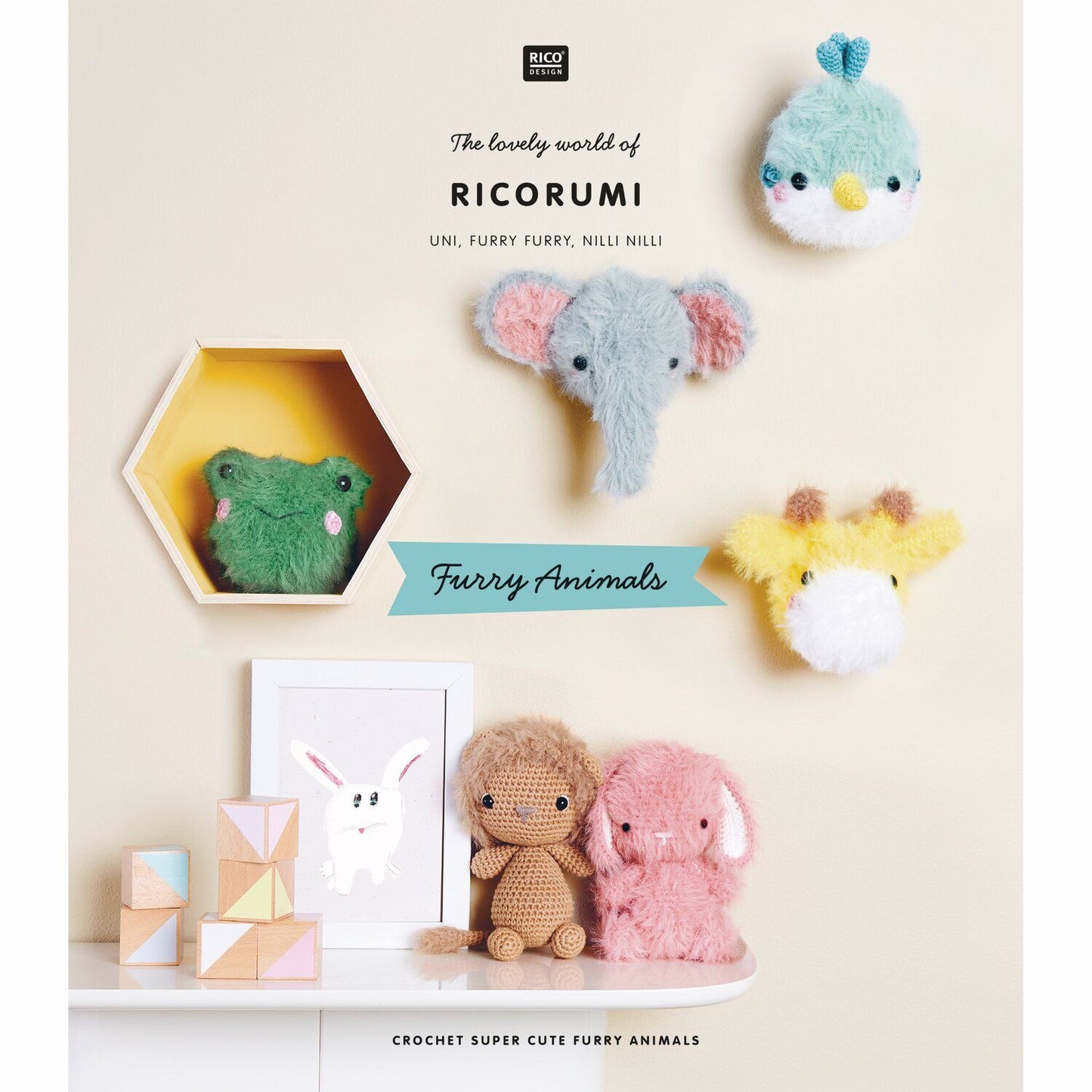Livre Ricorumi Furry Animals – Rico Design