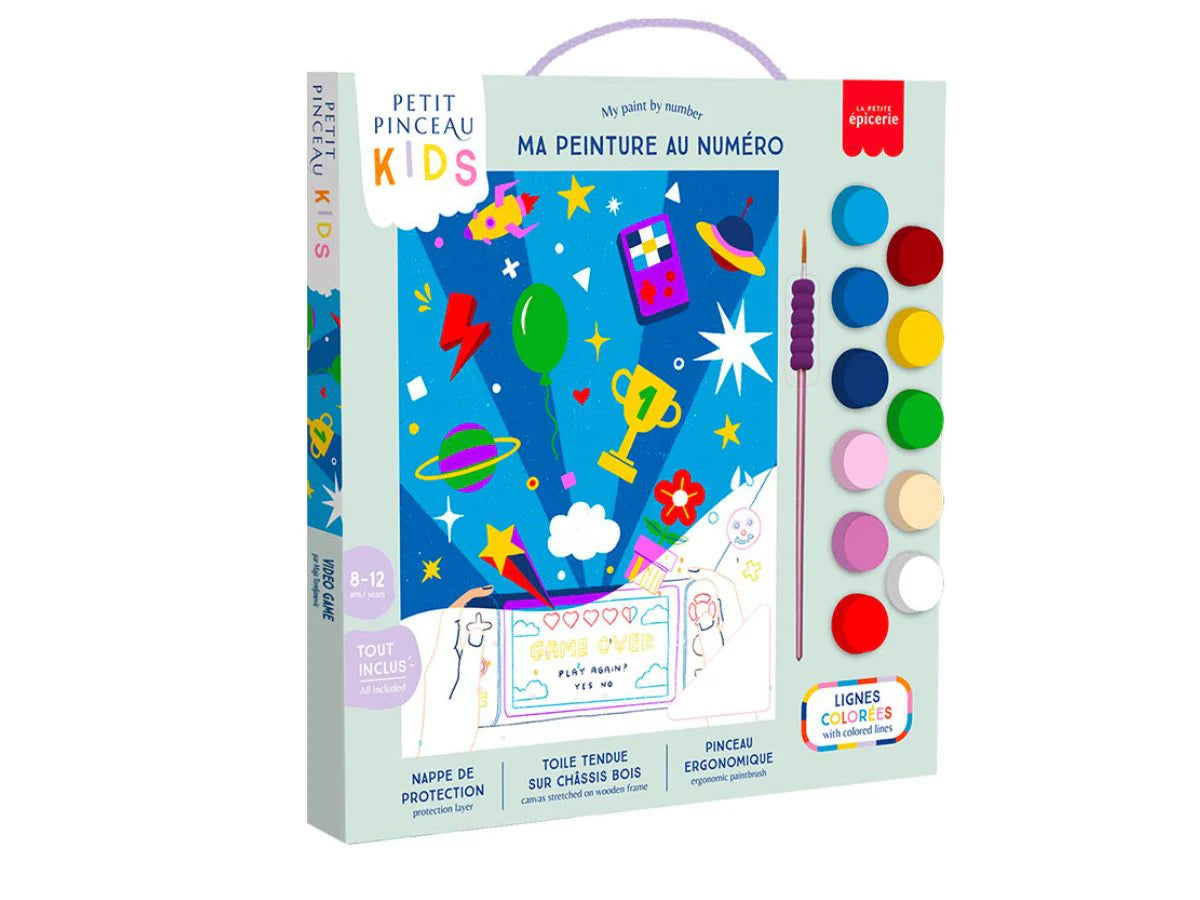 Coffret peinture au numéro KIDS - Vidéo Game