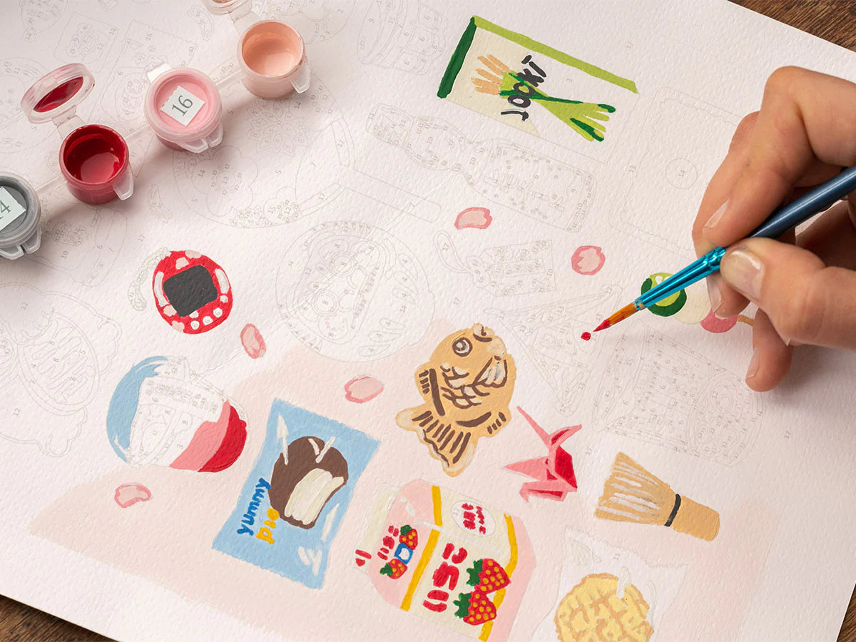 Coffret peinture au numéro - Week-end à Tokyo