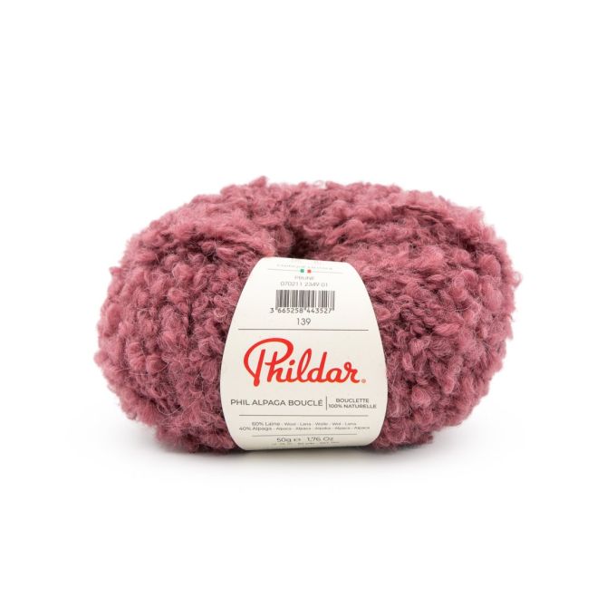 Pelote Phil Alpaga bouclé 100g