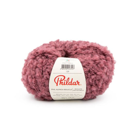 Pelote Phil Alpaga bouclé 100g