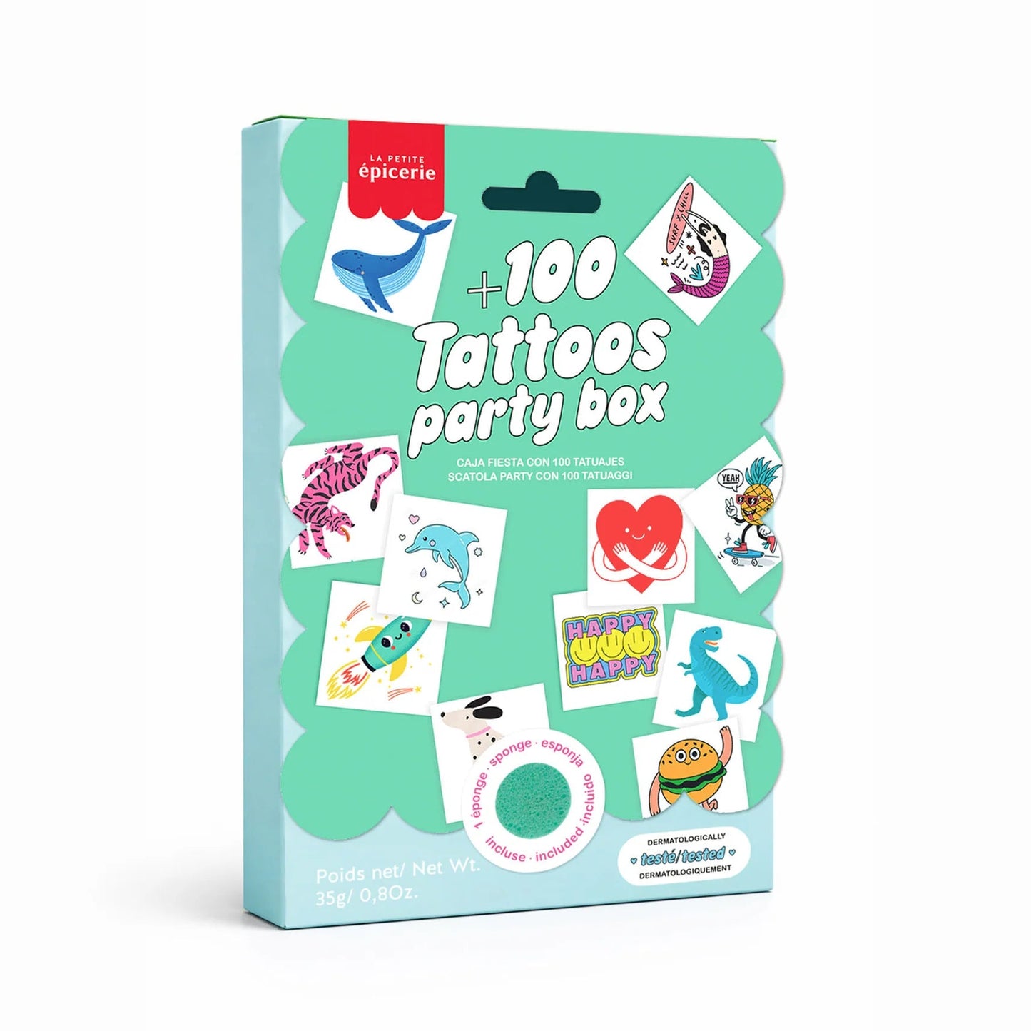 Pochette de 100 tatouages - Party Box