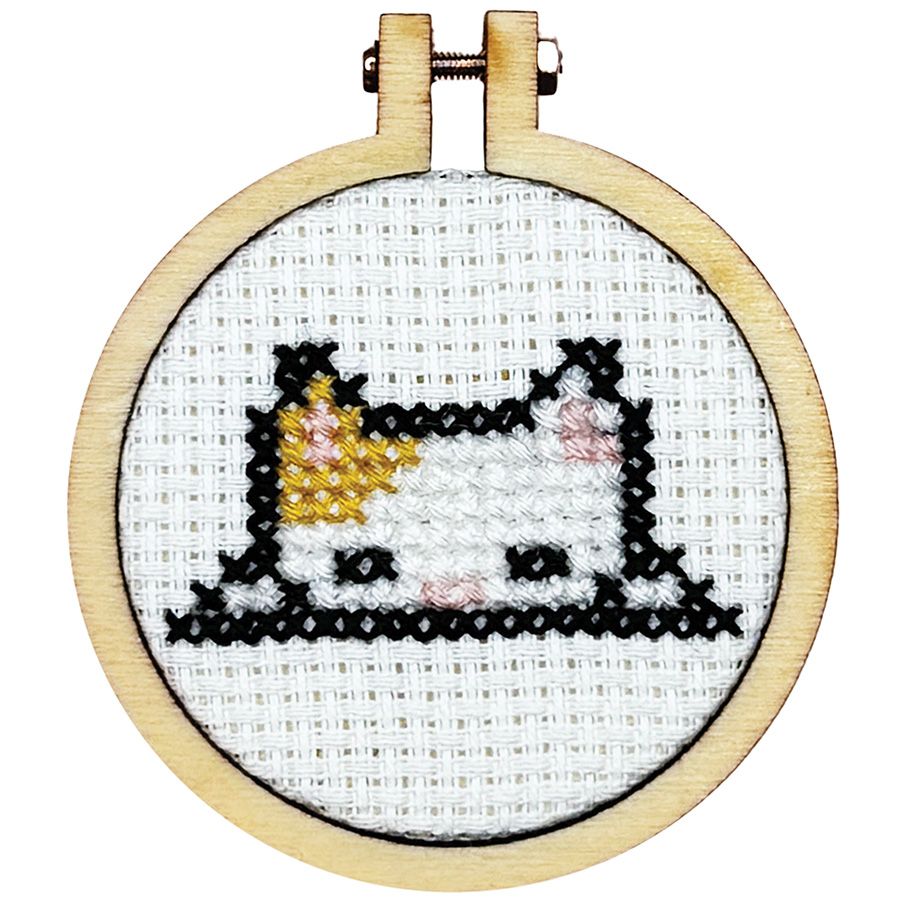 Mini kit point de croix – On est Félin