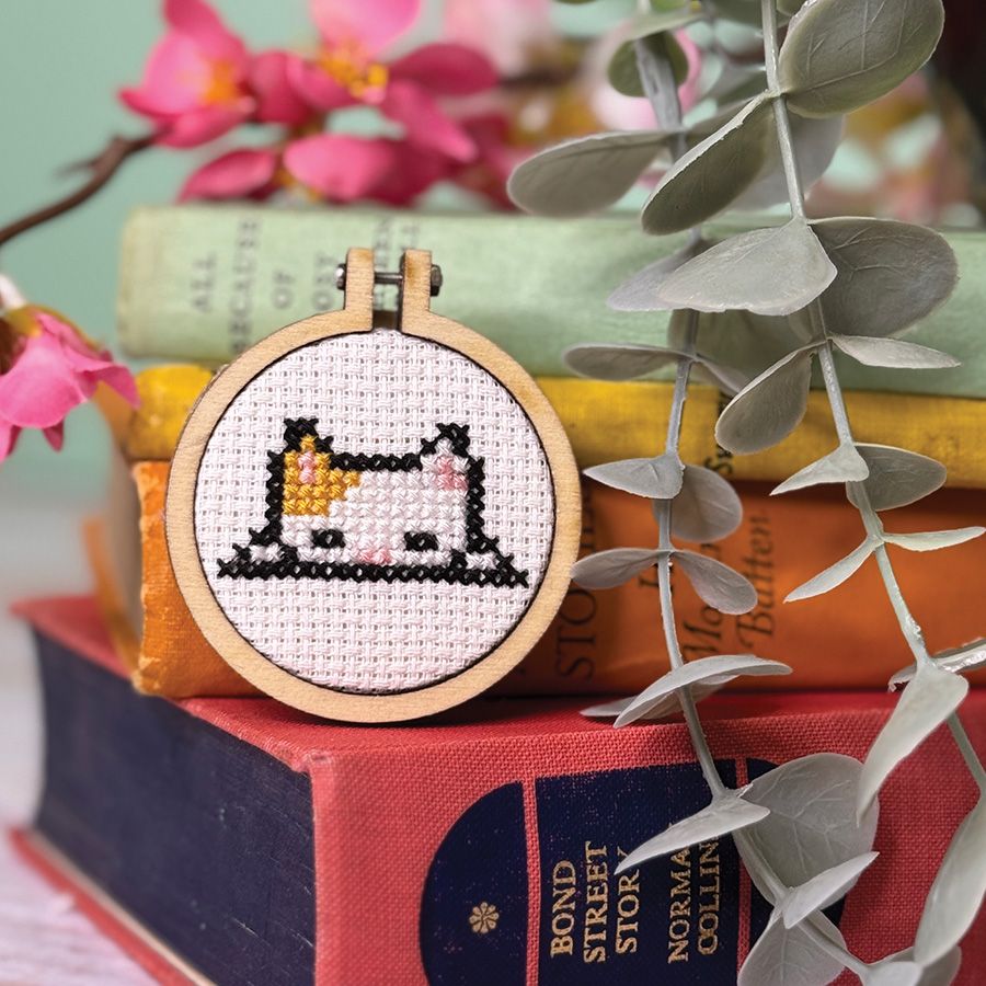 Mini kit point de croix – On est Félin