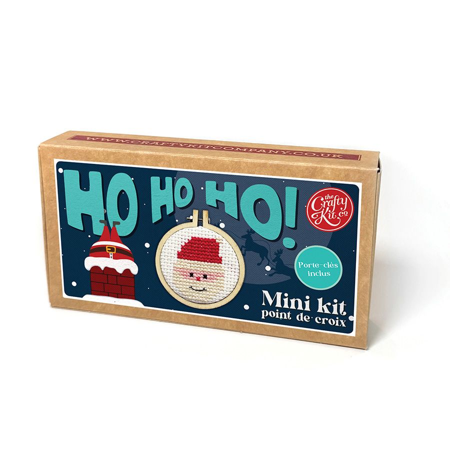Mini kit point de croix – Ho ho ho