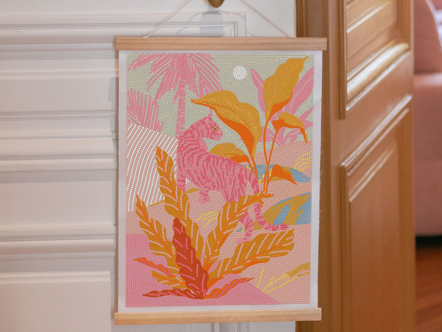 Coffret peinture à diamanter - Pink Jungle