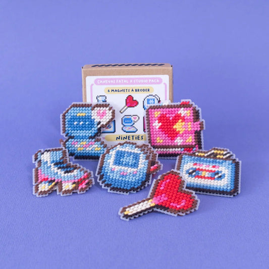 Kit Magnets Canevas - Nineties - Canevas Fatal