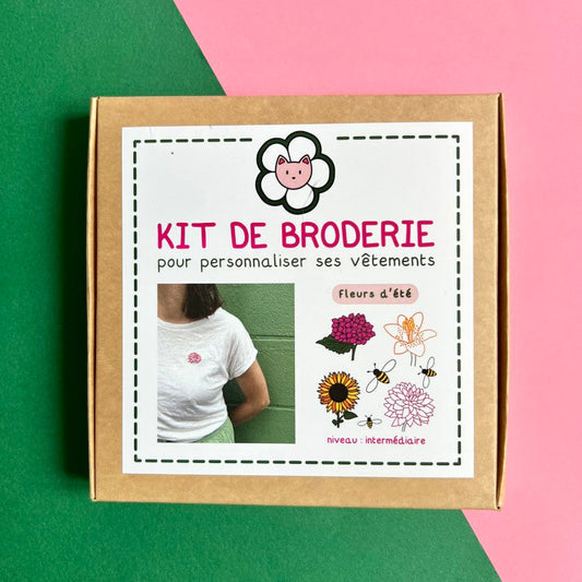 Kit Broderie – Fleurs d’été