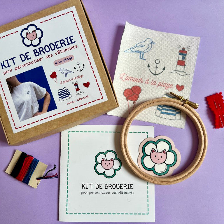 Kit Broderie – À la plage