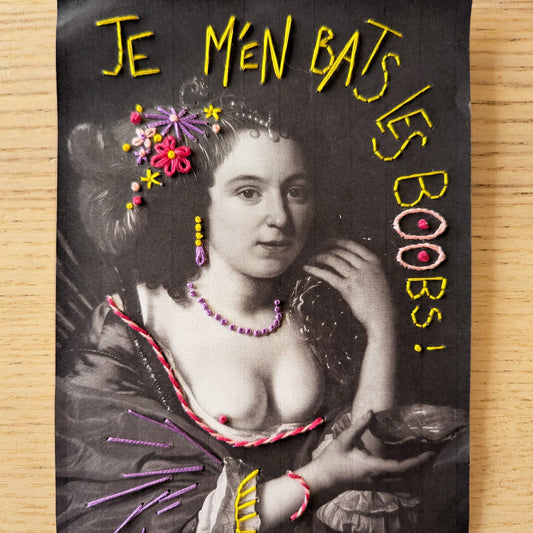 Kit Broderie sur papier - Boobs