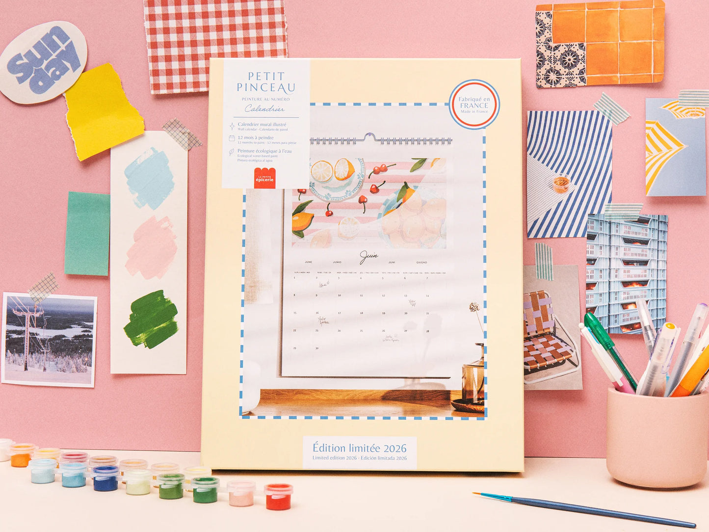 Coffret peinture au numéro - Calendrier 2026