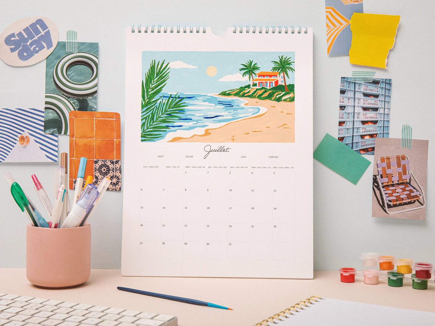 Coffret peinture au numéro - Calendrier 2026