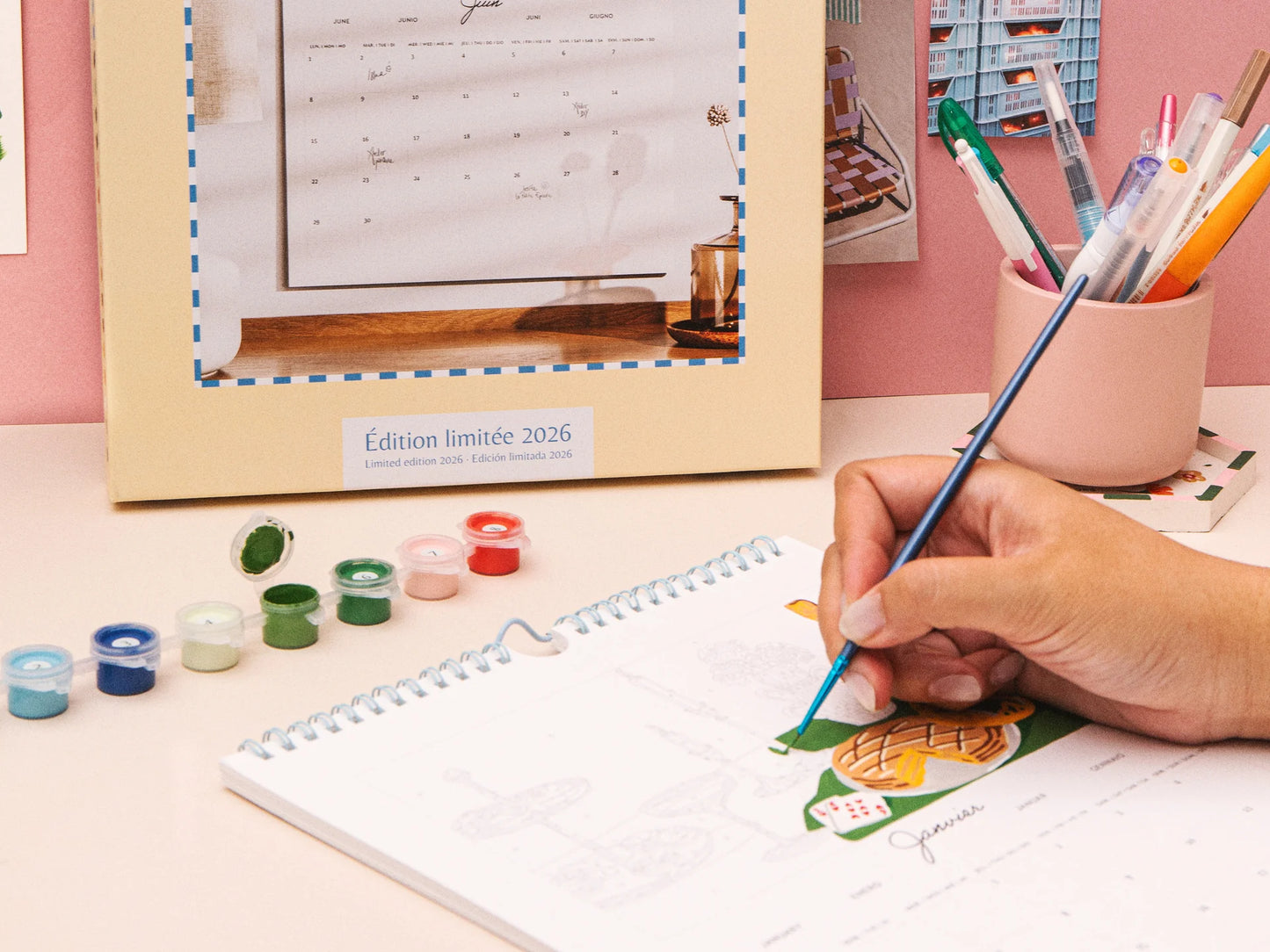 Coffret peinture au numéro - Calendrier 2026