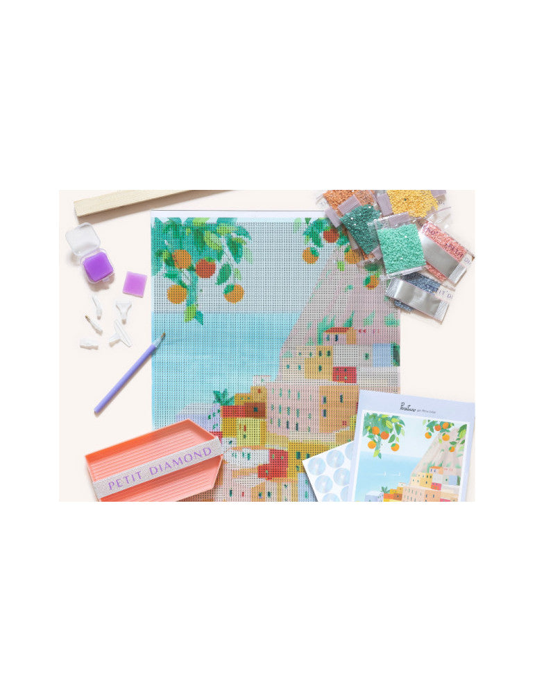 Coffret peinture à diamanter - Positano