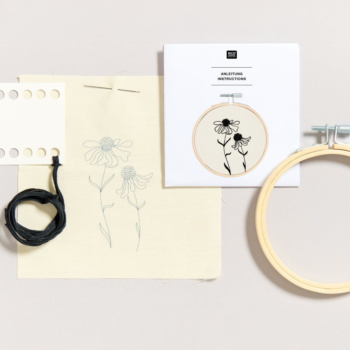 Kit de Broderie - Echinacée