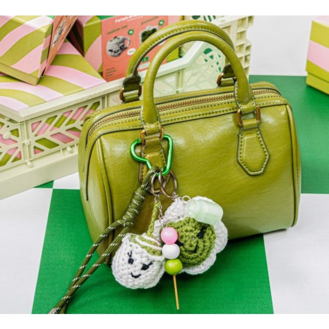 Kit Accessoires - Crochet Bag Charms - Matcha Club
