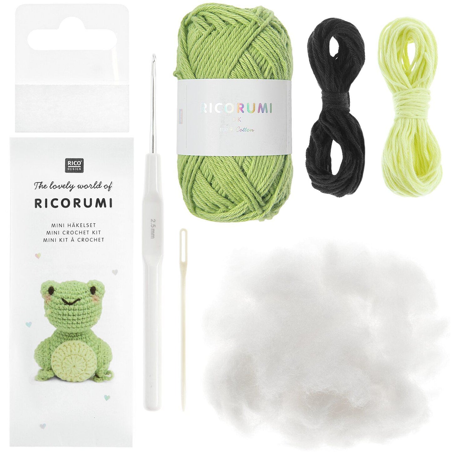 Kit crochet Ricorumi Mini Easy - Grenouille