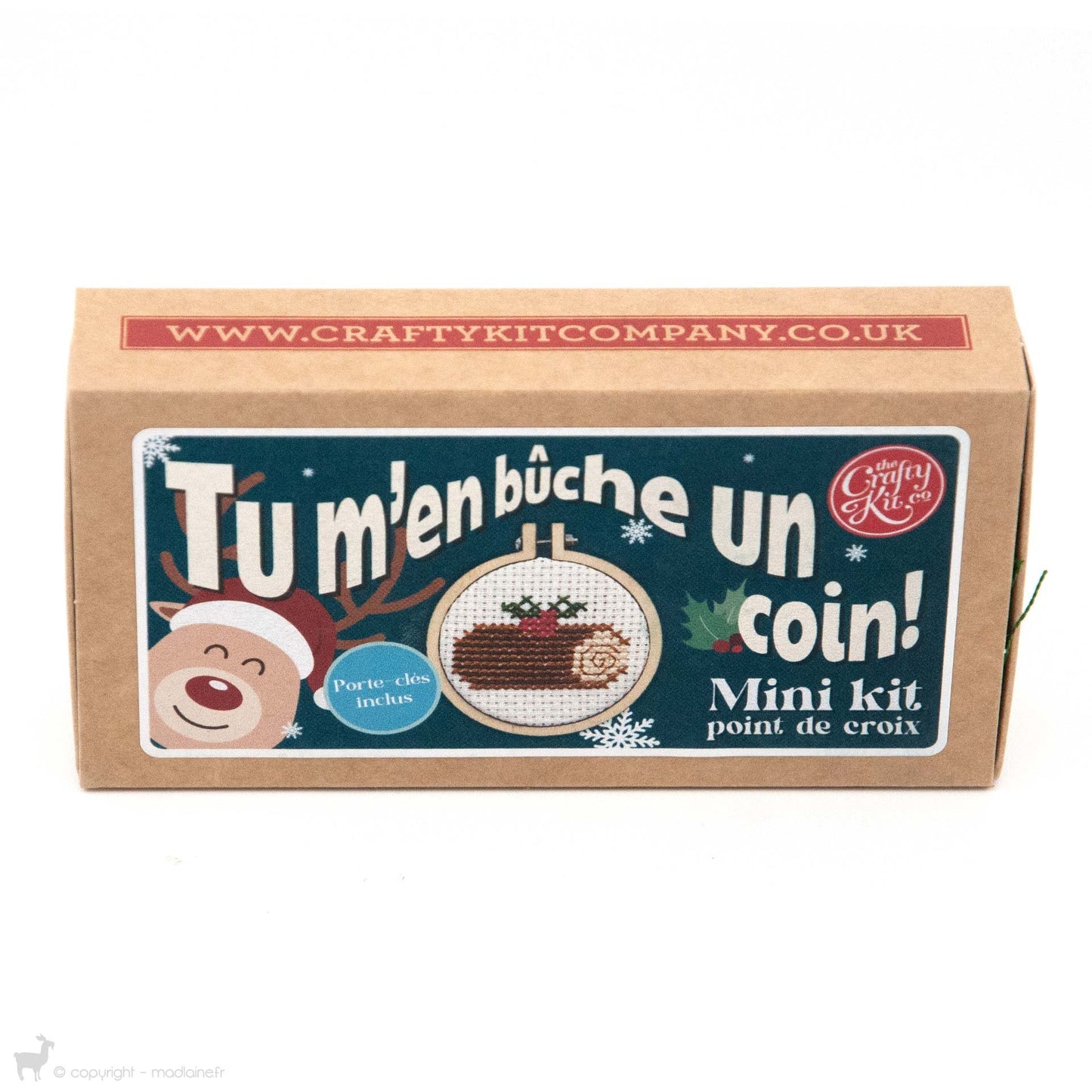 Mini kit point de croix - Tu m'en buches