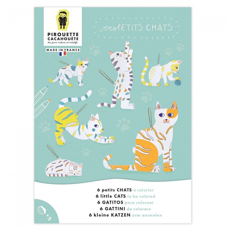 Kit créatif - Mes chats à colorier