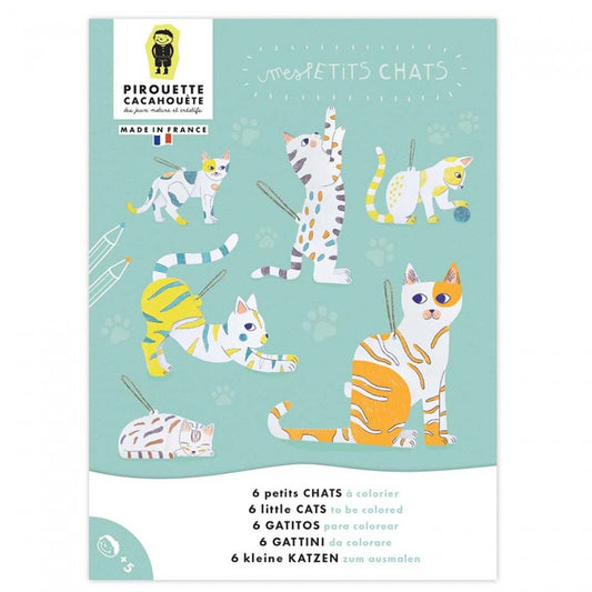 Kit créatif - Mes chats à colorier